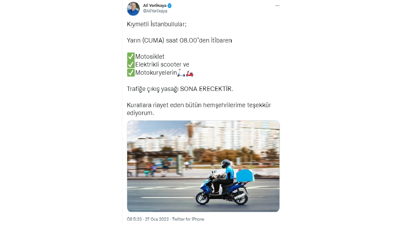 Getir ve Yemeksepeti sipariş alıyor mu, çalışmaya başladı mı? Motokuryeler için kar tedbiri bitti mi?